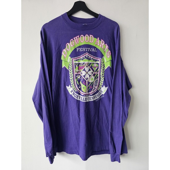 Hanes Other - Vintage Dogwood Arts Festival Shirt Mens XL Purple Knoxville Tennessee 90s USA